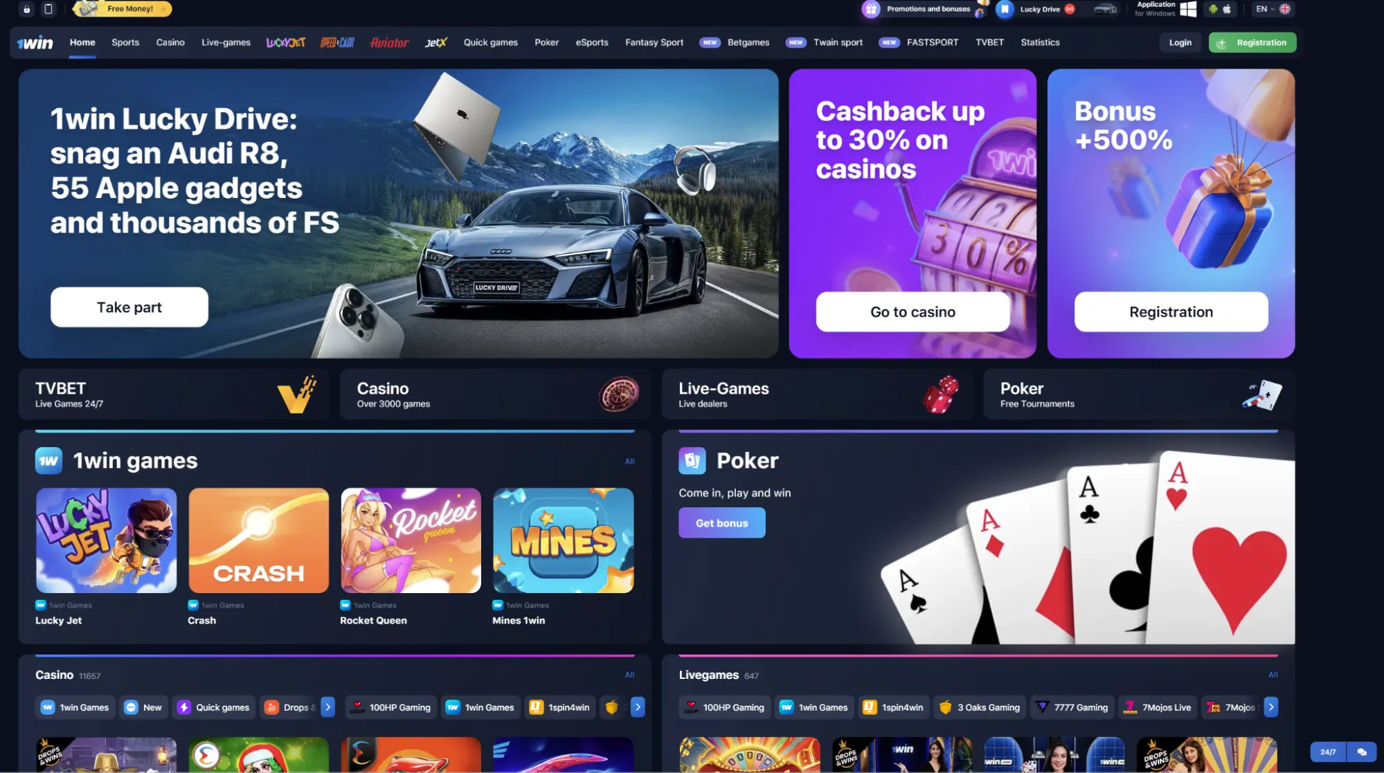 1win casino Pakistan
